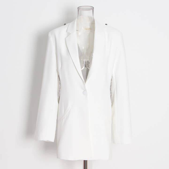Productseeker - Wholesale Suit Jacket - Women's - BL9-Y Autumn Backless Diamond Suit Jacket - Versatile & Sexy