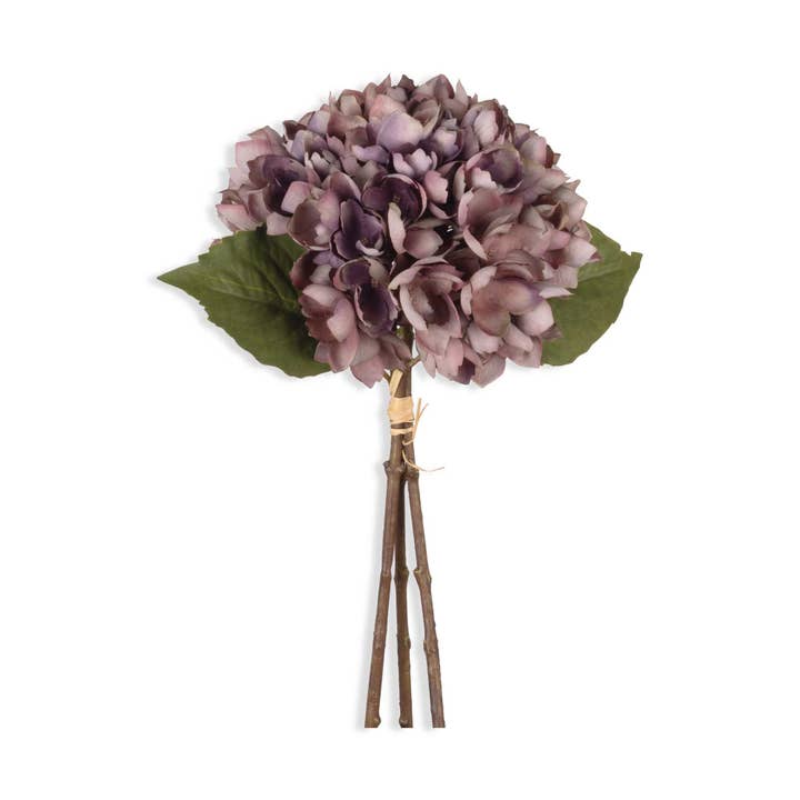 Abigail Ahern - Wholesale Artificial Flowers - ARTIFICIAL HYDRANGEA BUNCH, DAMSON3