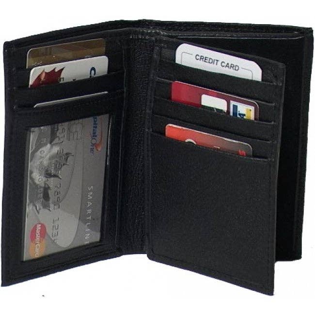 IGI CANADA - Wholesale Wallet - Men's - Genuine Leather RFID Badge Wallet for Firefighters #46222