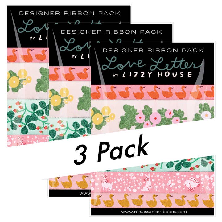 Love Letter - Designer Pack - PRO 3 PACK for wholesale by Renaissance Ribbons