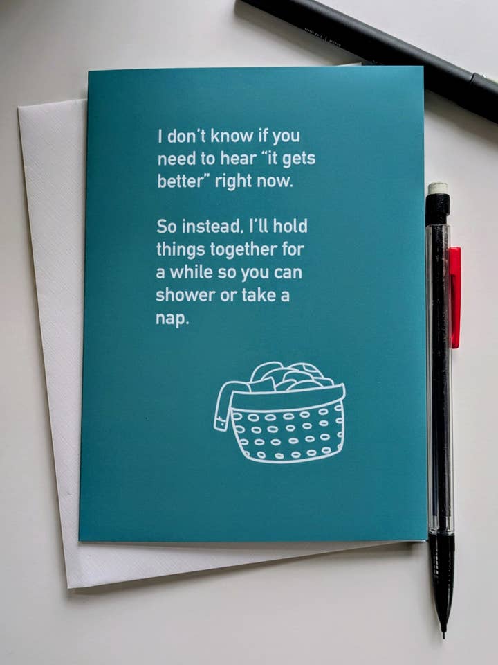 It Gets Better Card for wholesale by Jacquelyn Turner Art