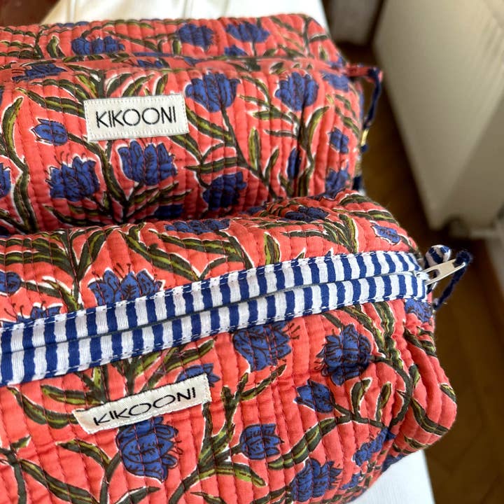 kikooni - Wholesale Makeup/Cosmetic Bag - Cosmetic Bag "Blossom Beauty" - peach4