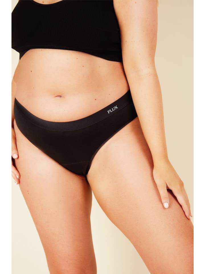 Negro Fluxies Hipster - Ropa interior de época - Absorbencia moderada de venta al por mayor en Faire