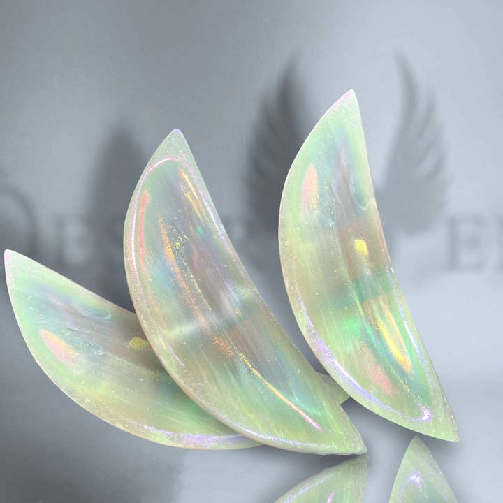 Desarwen - Wholesale Decorative Tabletop Object - Hollow Selenite Moon Aura Angel Deco Altar Witch Magic1