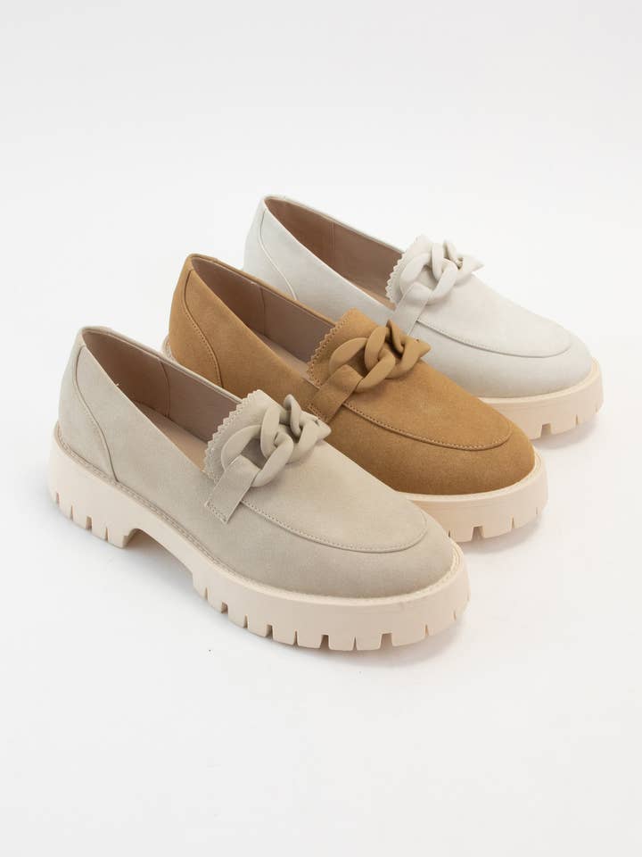 CCOCCI - Venta al por mayor Mocasines - Mujer - MOCASINES MADISON CON SUELA DE LENGÜETA Y DETALLE DE CADENA GRUESA CON ACABADO MATE2