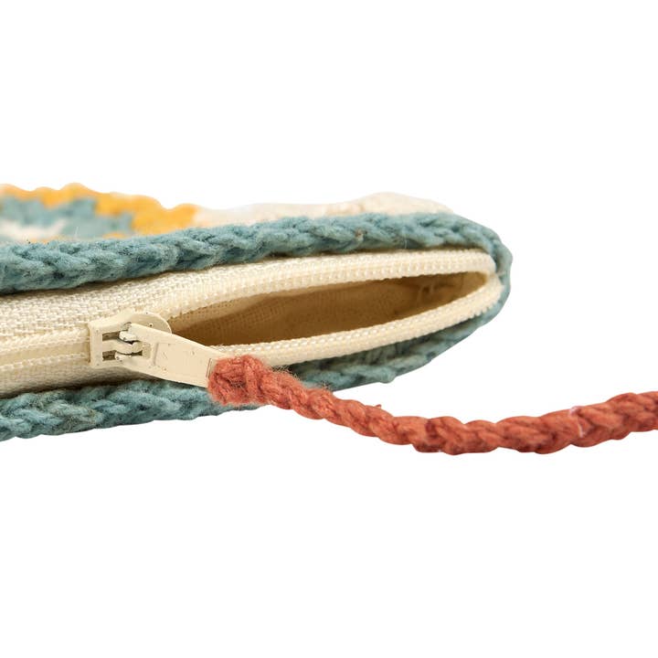 Primitives by Kathy - Wholesale Pouch - Unisex - Crochet Flower Zipper Pouch2