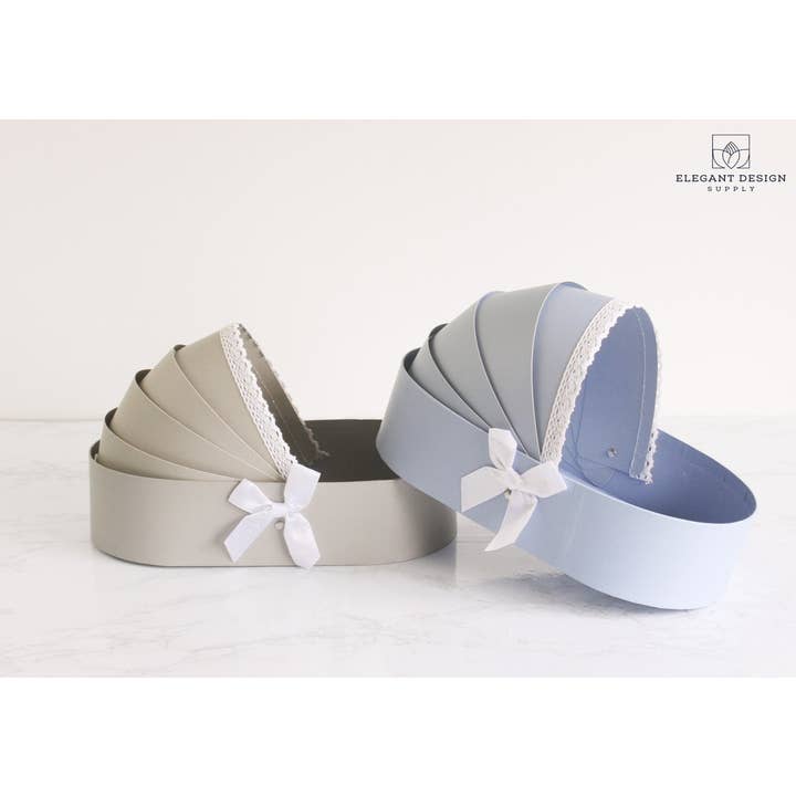 Elegant Design Supply - Wholesale Gift Box - Cradle Bassinet Flower Gift Box
