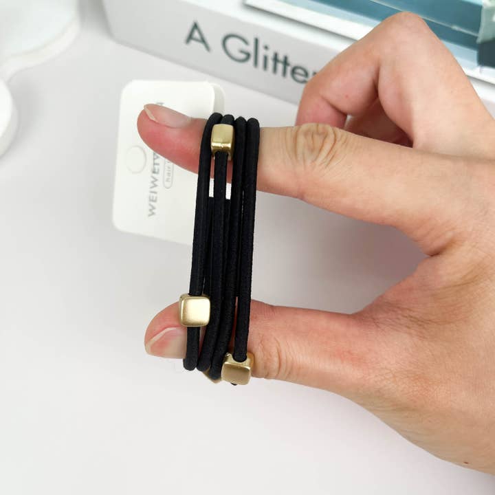 SoapElenGlen - Wholesale Hair Accessories Set - Women's - 4PCS Classic Hair Tie Set5