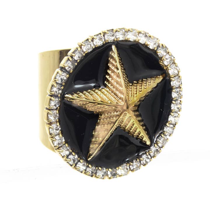 TOVA - Wholesale Cocktail/Statement Ring - Statement Star Ring
