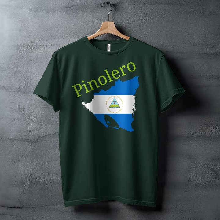 Nicaragua Map T-Shirt, Central America Country Outline, Travel Tee, Patriotic Nicaraguan Shirt, Geography Gift, Casual Wear Top for wholesale by FreakyTeeFactory