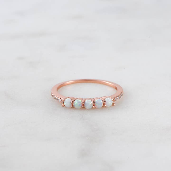 Sami Jewels - Wholesale Multi-Stone Ring - 5 Stone Opal Ring