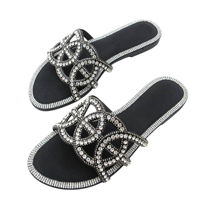 Glaze - Wholesale Sandals - Women's - HONEY-153 Women's Flat Sandals