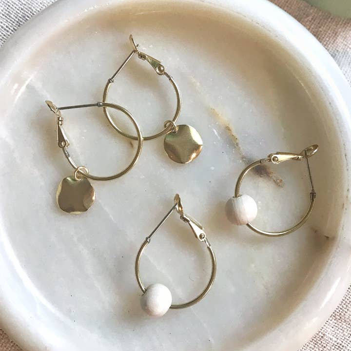 Lille Hoop Øreringe Sæt for engroshandel hos Melissa Jenkins Designs