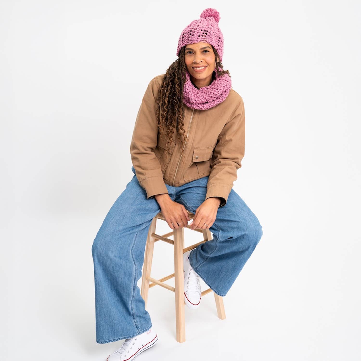 Wool Couture Company - Wholesale DIY Craft Kit - Beginners Beanie Hat Crochet Kit2