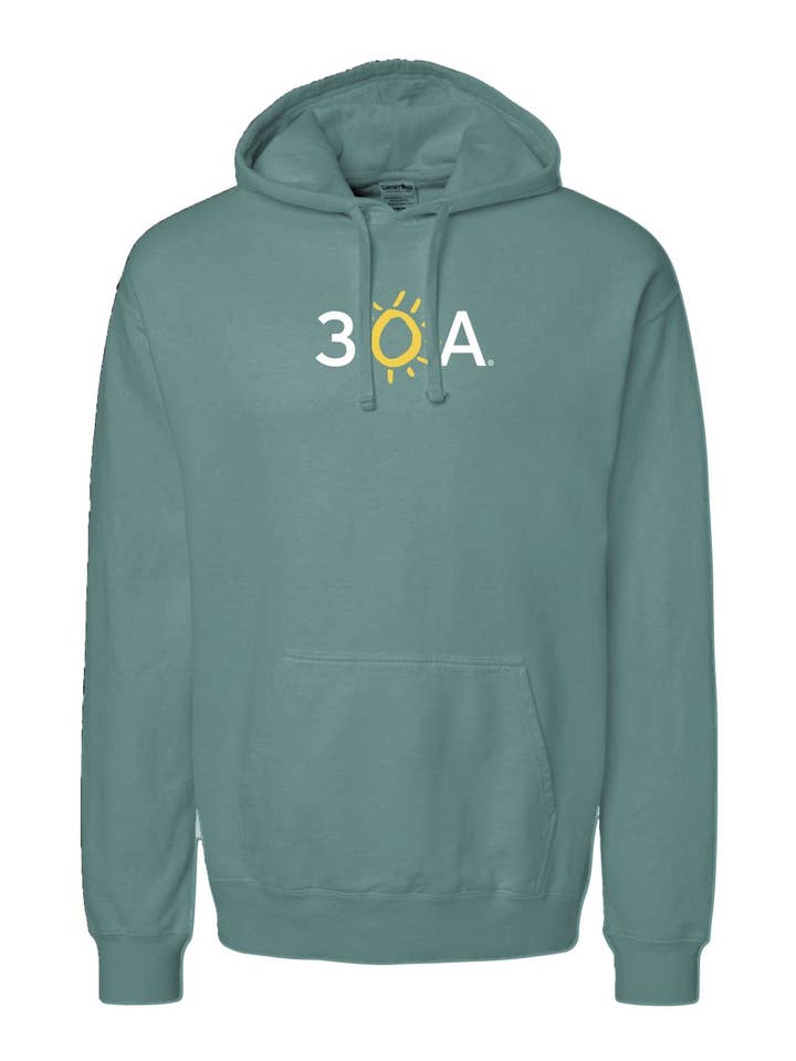 30A Gear - Wholesale Hoodie - Unisex - 30A Logo Comfort Wash Hoodie