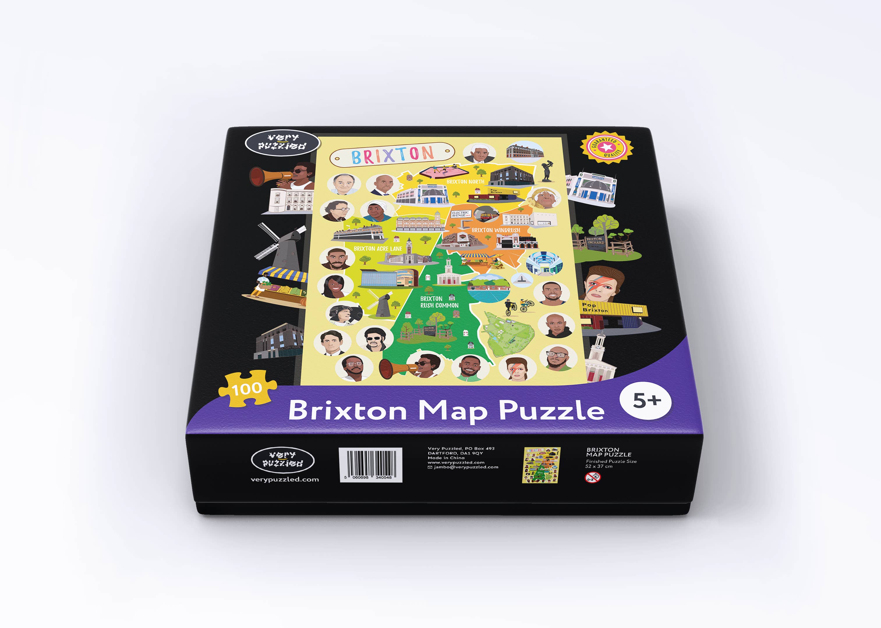 Very Puzzled - Venta al por mayor Puzle - Niños - Rompecabezas de mapas de Brixton