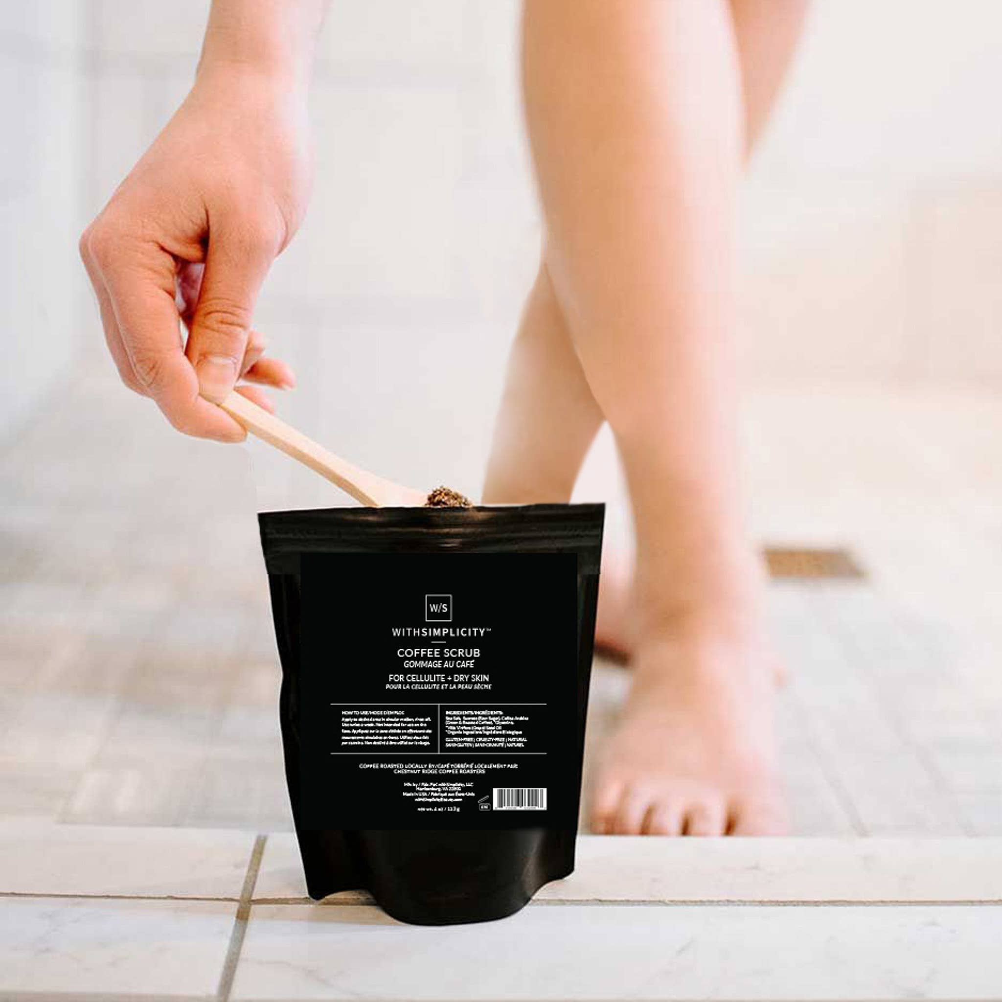 withSimplicity - Wholesale Body Scrub/Exfoliant - Natural Exfoliating Coffee Body Scrub Gift2