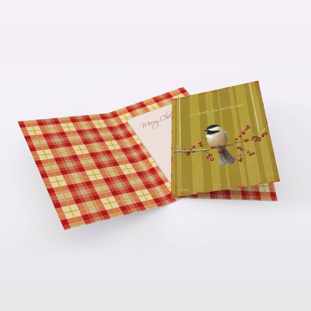 David Arms - Wholesale Season's Greetings Card - “Let Heaven And Nature Sing” Christmas Card2