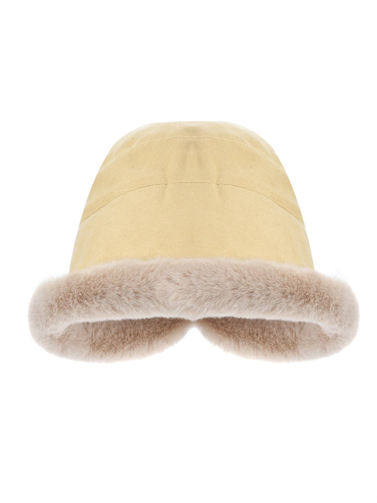 Funkyrel® Atzbranding Limited – wholesale Bucket hat – Women's – Haila - Winter Furry Bucket Hat0