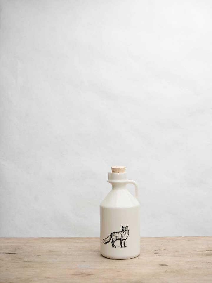 Fox Maple Syrup Jar for wholesale by Atelier Tréma