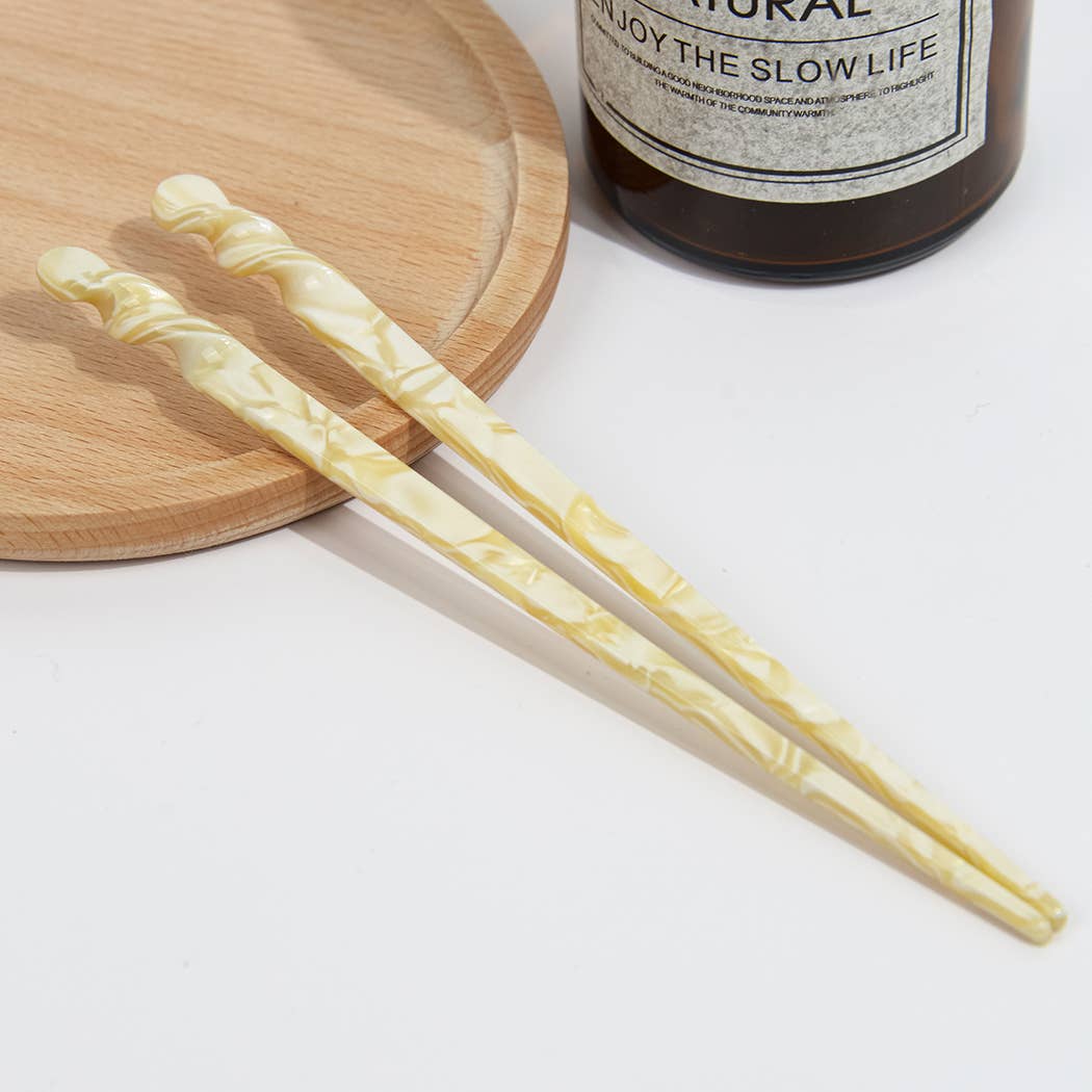 TheDivaSoap - Wholesale Hair Pin - Minimalist Acetate Tortoise Hair Stick HairPin, Eco-Friendly2