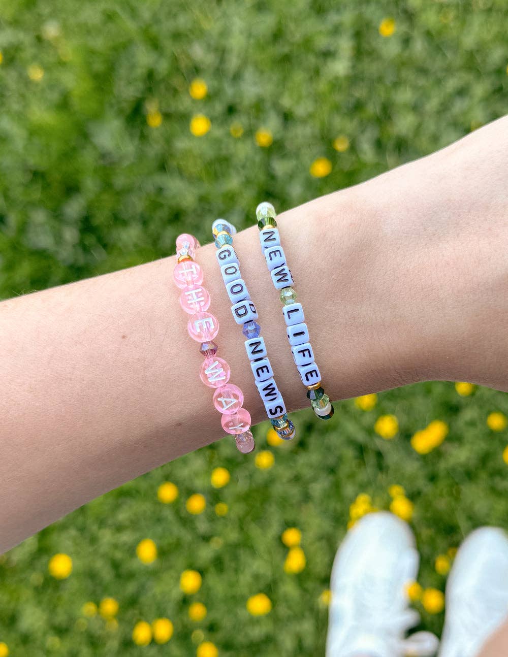 Elevated Faith – wholesale Beaded bracelet – New Life Letter Bracelet1