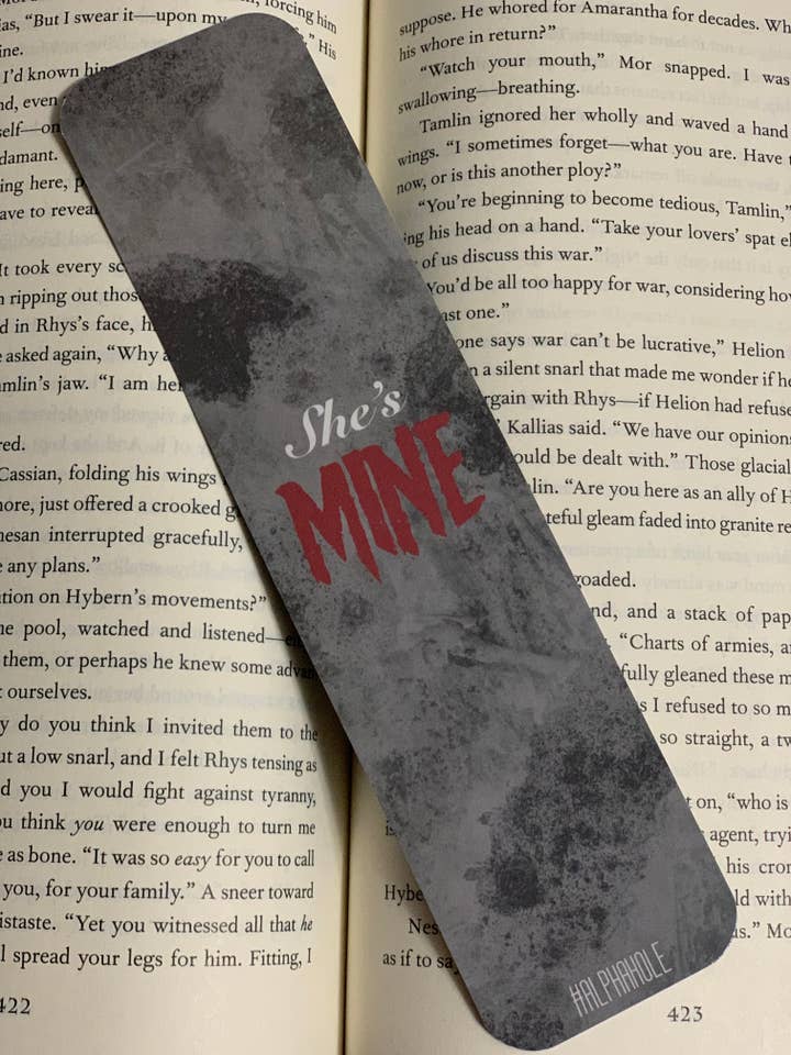 8x2 Book Boyfriend Bookmark for wholesale by Messterpieces