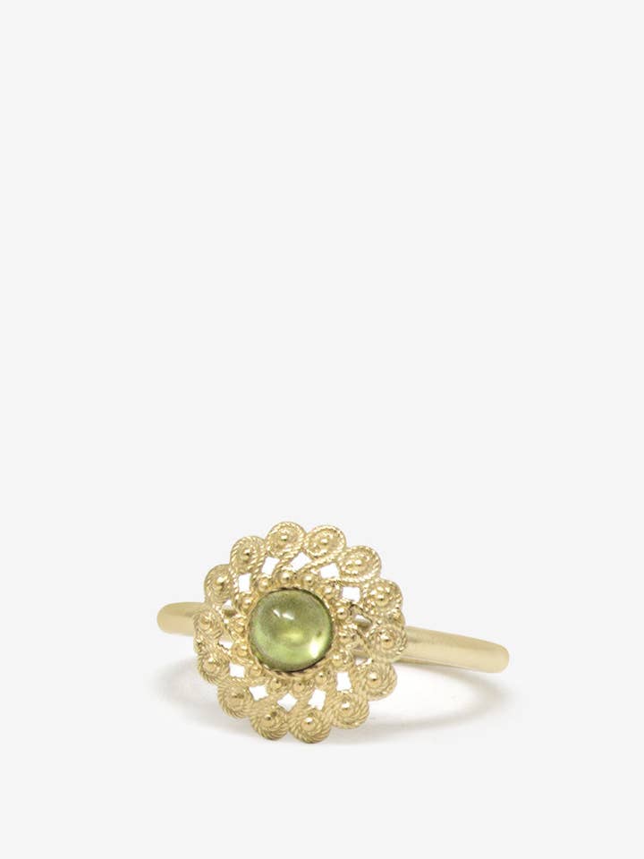 Filigranring med peridot för wholesale av Vintouch Jewels