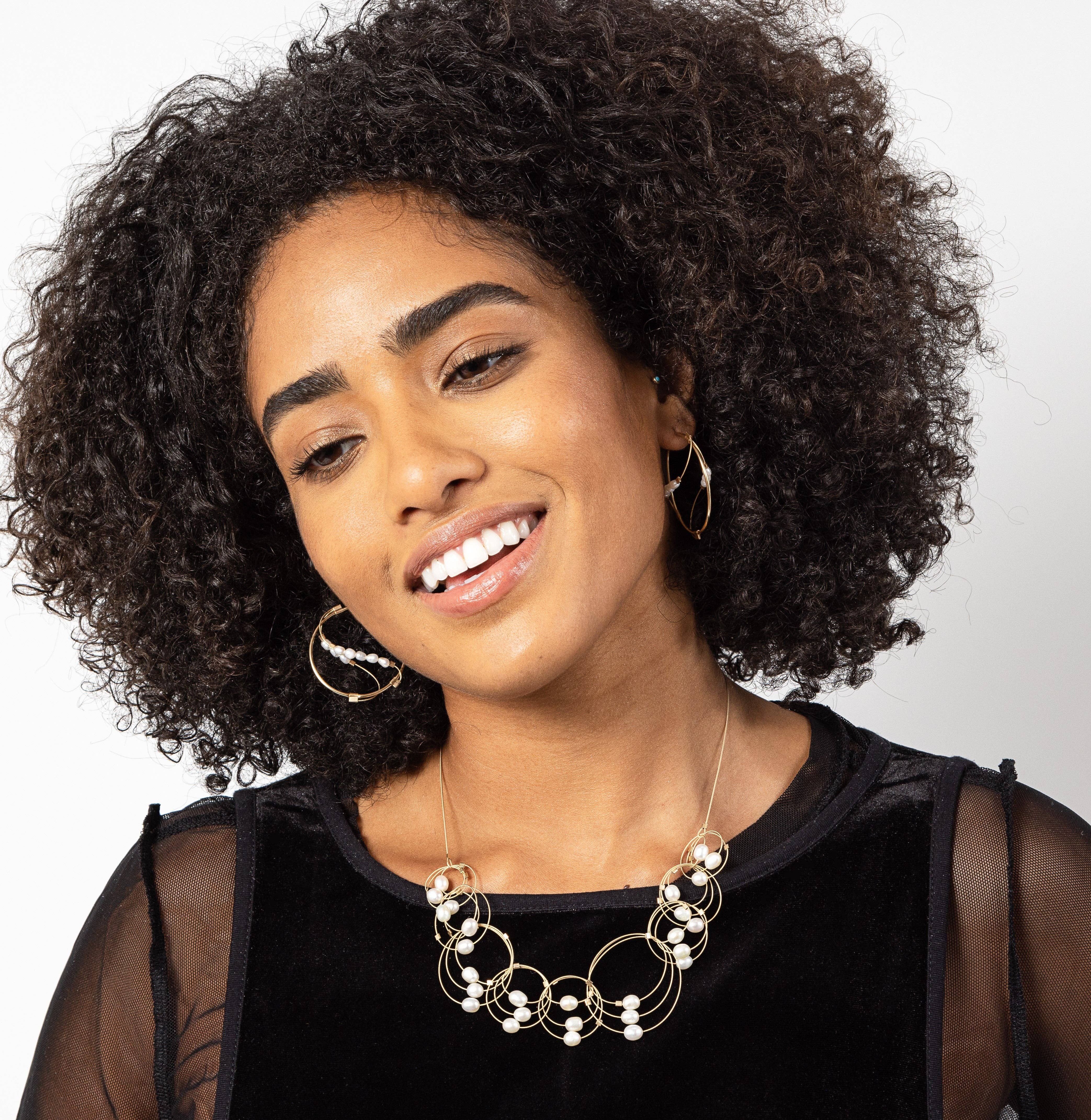 Meghan Patrice Riley – Colar de elos e correntes por atacado – Colar Vertigo0