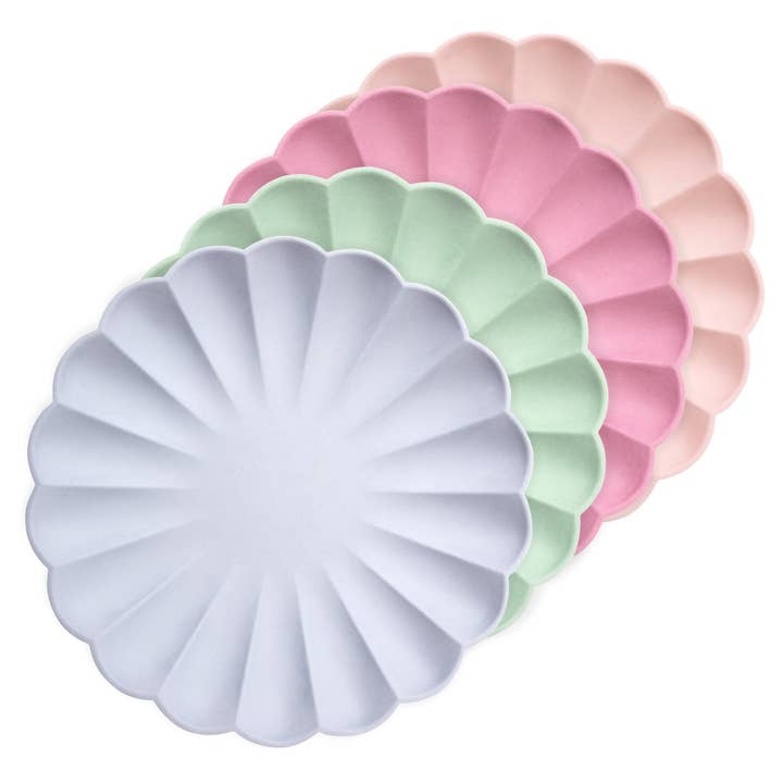 Meri Meri - Wholesale Disposable Plate - Large Multicolour Compostable Plates5