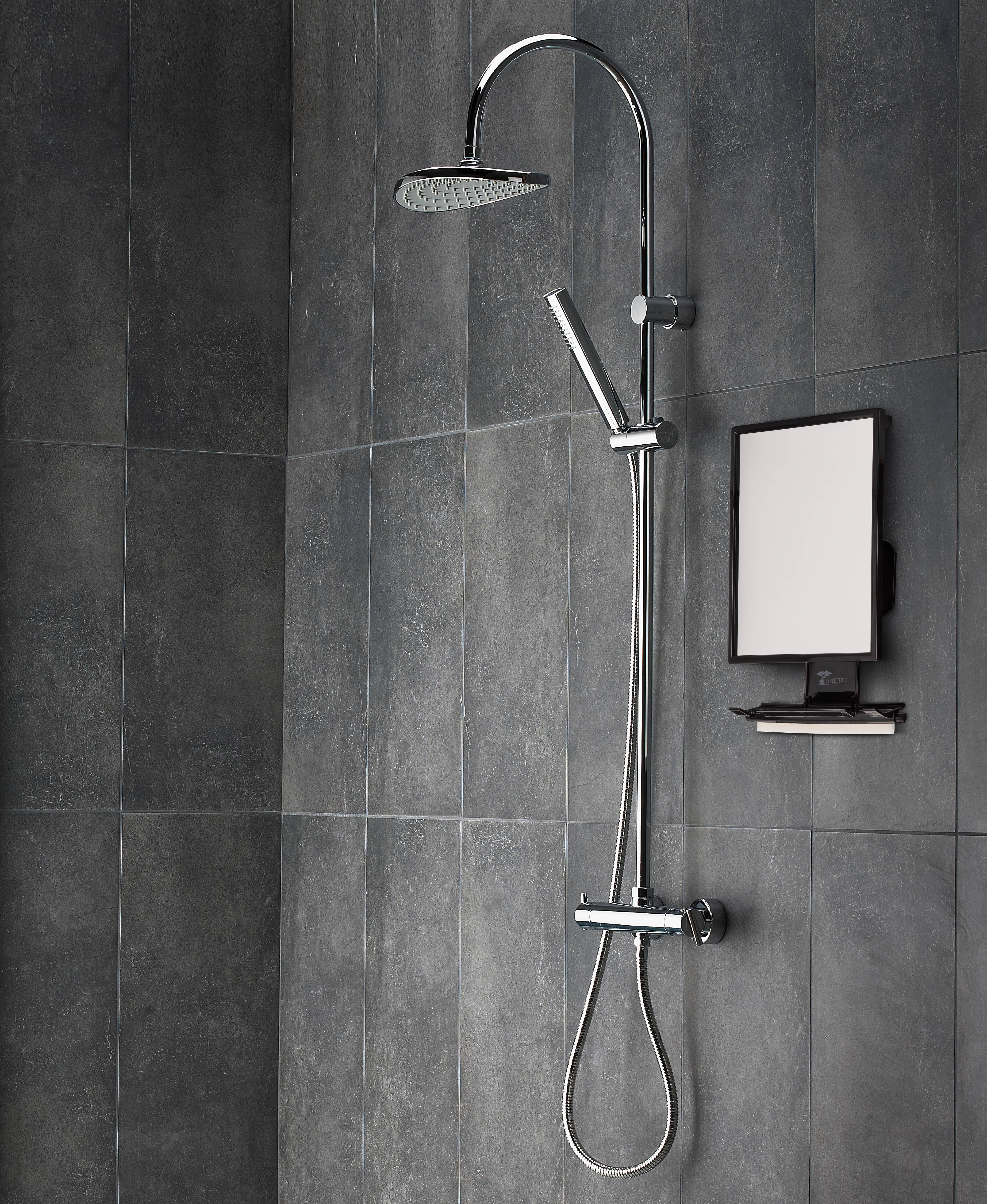 ToiletTree Products - Wholesale Bathroom Mirror - Deluxe Fogless Shower Mirror with Shelf and Squeegee9