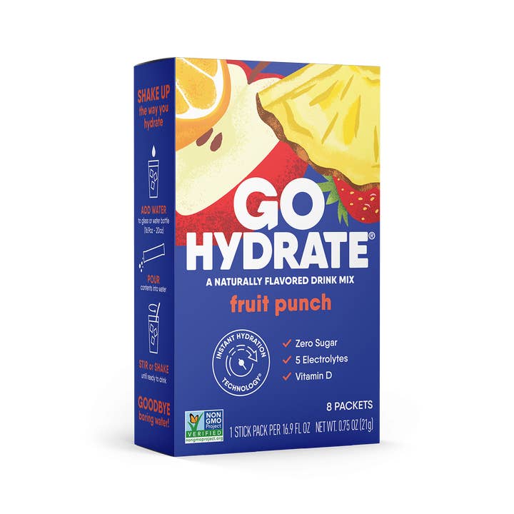 GoHydrate - Wholesale Powdered health drink - Fruit Punch1