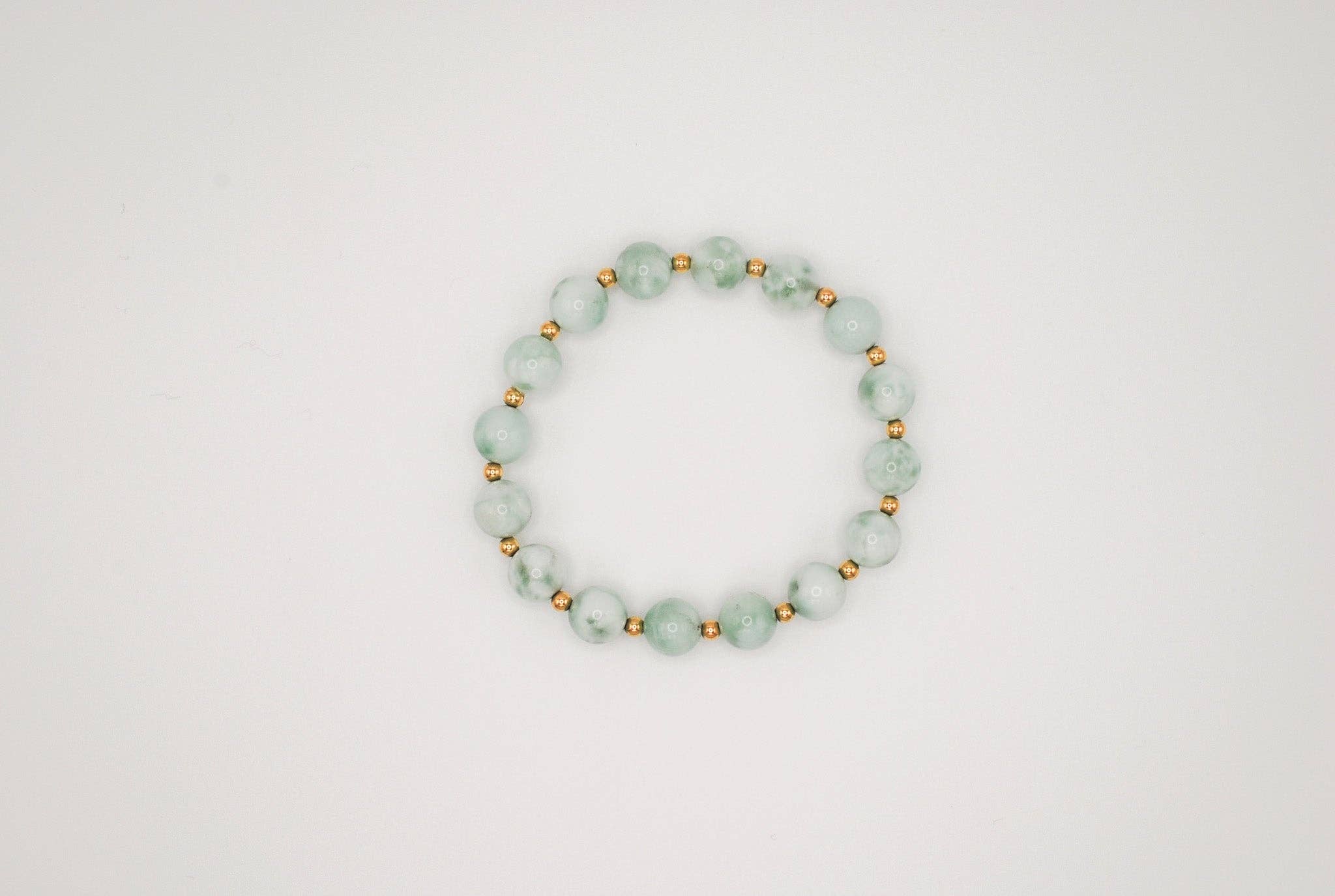 Ripple | Reiki Infused Jewelry - Wholesale Beaded Bracelet - Angelite Infinity Grande Bracelet2