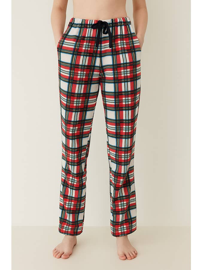 Best Underwear Line - Wholesale Pants - Women's - Youmita Winter Wear for Women Lady Plaid Fleece Pants3