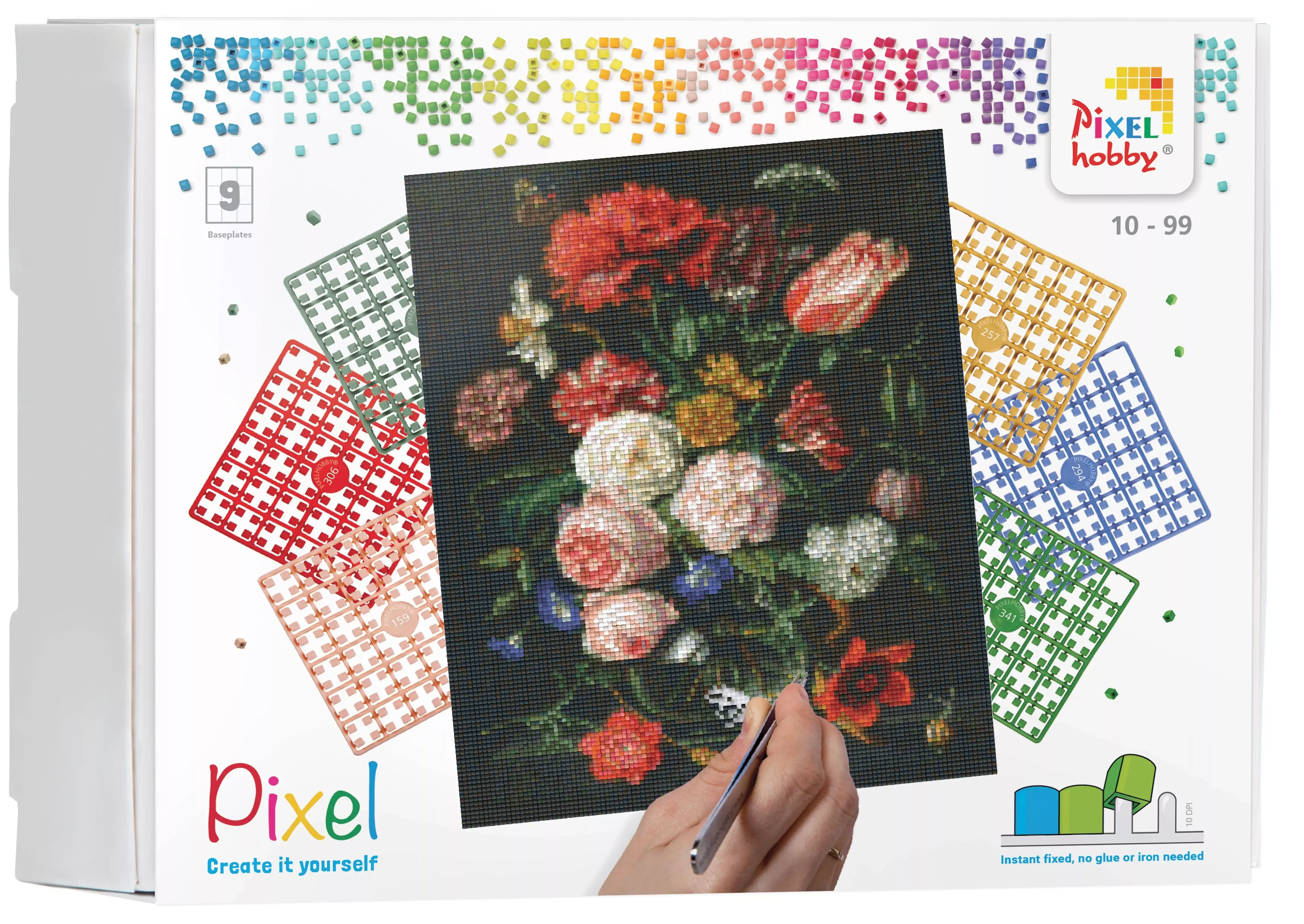 Pixelhobby - Wholesale DIY Craft Kit - DIY Sustainable Art Giftset | Pixel Classic 9 Baseplate Kit8