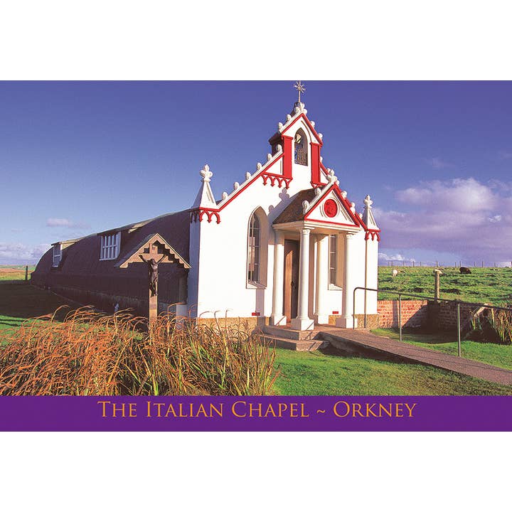 Postal Médio A Capela Italiana por atacado de Island Blue Publishing