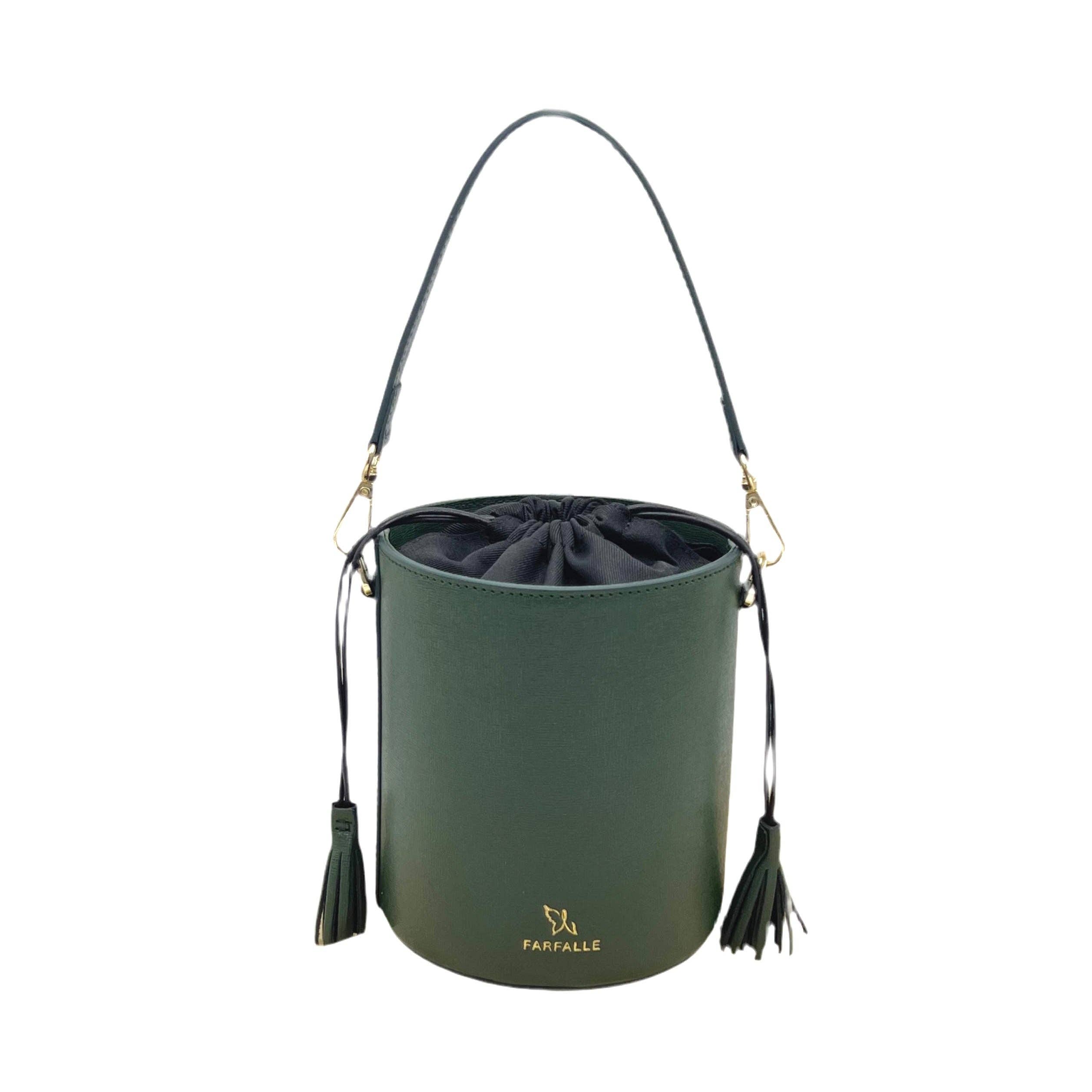 Suie Valentini srl - Wholesale Crossbody Bag - Women's - Genuine leather bucket bag, Made in Italy, art. 11261312