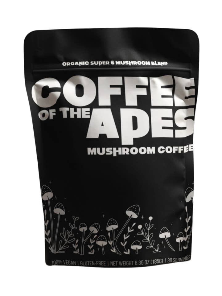 Café des singes - Café aux champignons pour la vente par Coffee Of The Apes