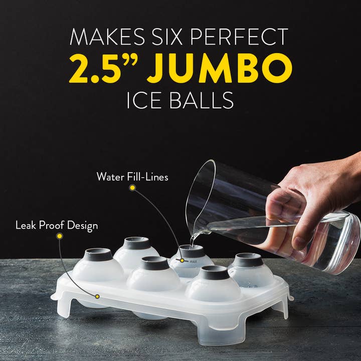 The Original Whiskey Ball - Wholesale Ice Tray/Mold - Sveres Jumbo Ice Ball Tray