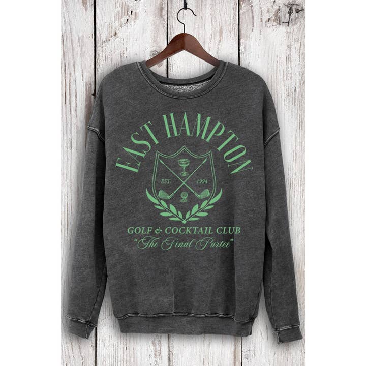 HRTandLUV - Wholesale Graphic Sweatshirt - Women's - EAST HAMPTON MINERAL SWEATSHIRTS
