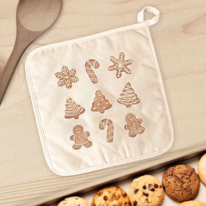 Gingerbread Cookies - Cotton Pot Holder for wholesale by Indigo Tangerine