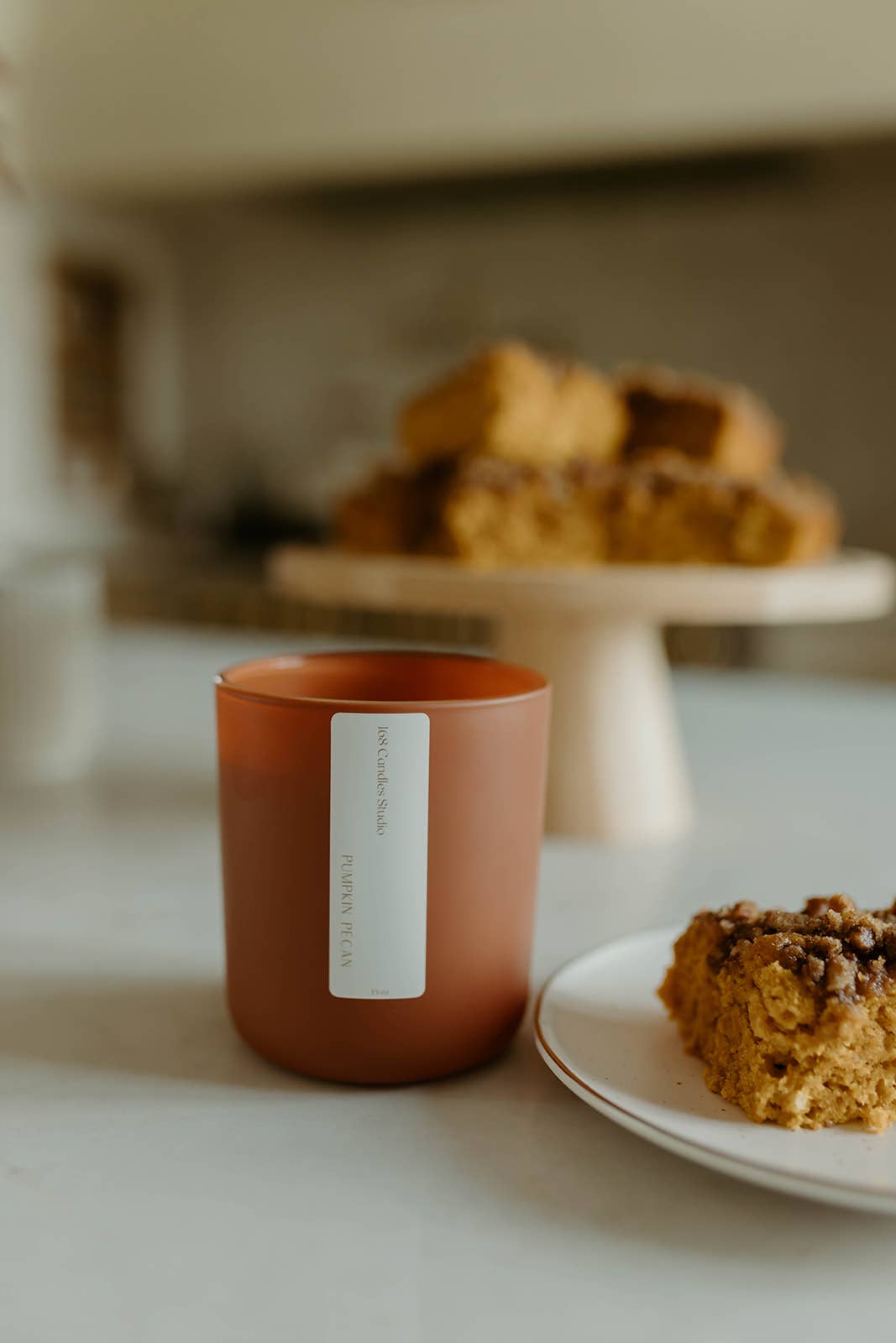 168 Candles Studio - Wholesale Jar/Filled Candle - Pumpkin Pecan 13oz Candle10