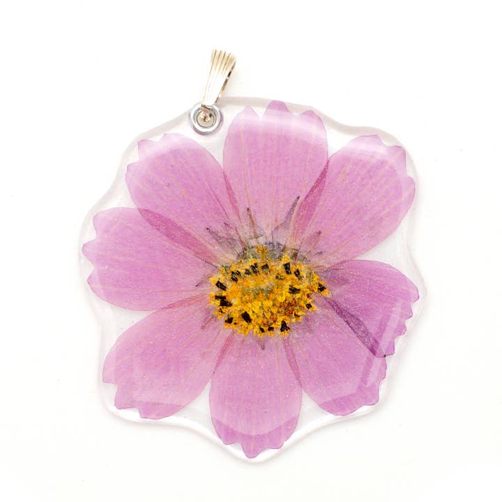 69229 Large Pink Cosmos Pendant for wholesale by Petal Connection