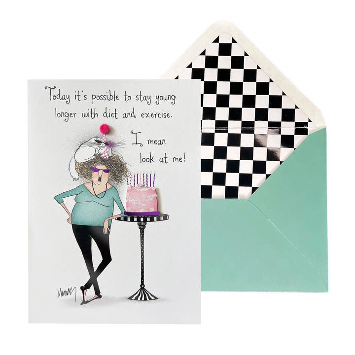 Bad Example Birthday Card for wholesale by NIQUEA.D