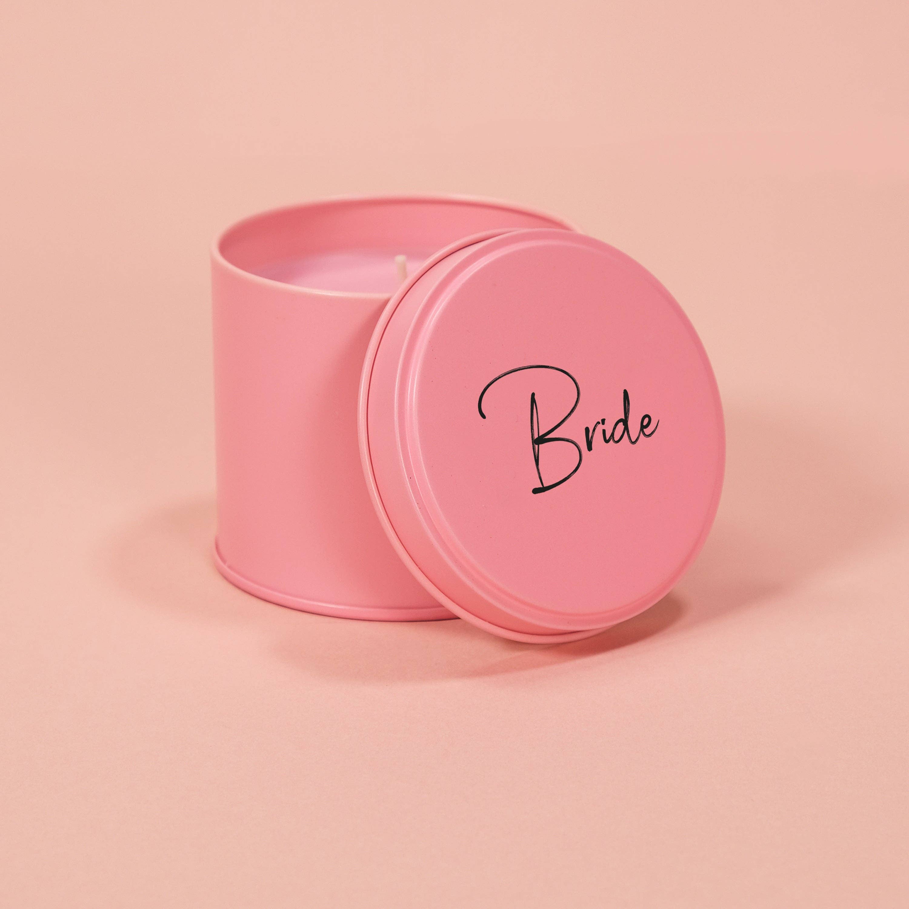 Flamingo Candles - Wholesale Travel Candles - Bride Pink Tin Candle