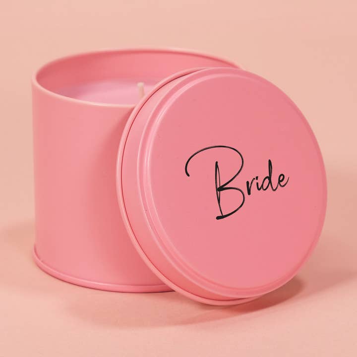 Flamingo Candles - Wholesale Travel Candles - Bride Pink Tin Candle0