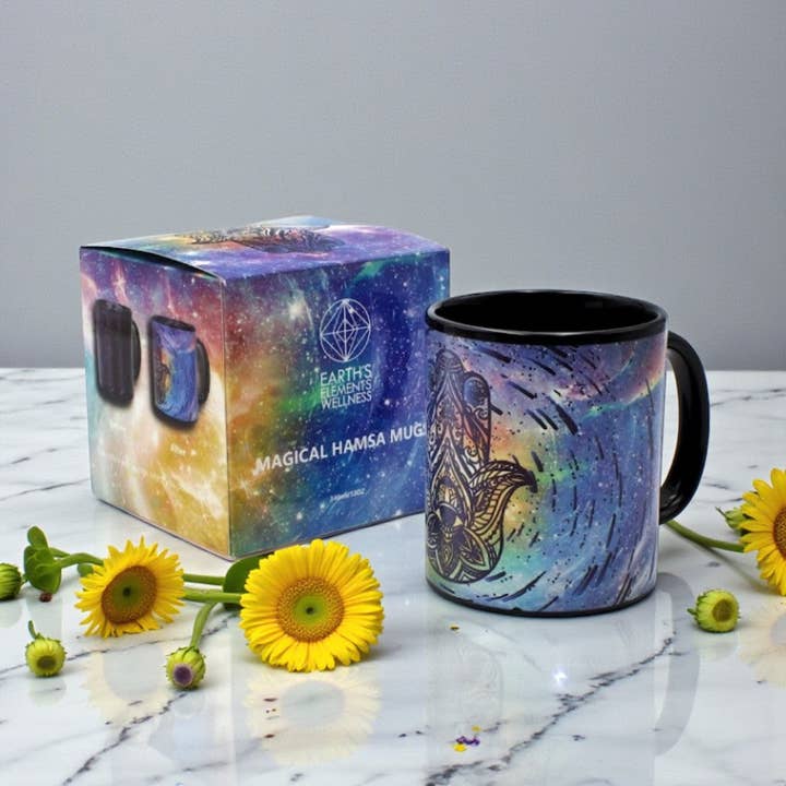 Mug - Hamsa Hand for wholesale by Earths Elements Wholesale