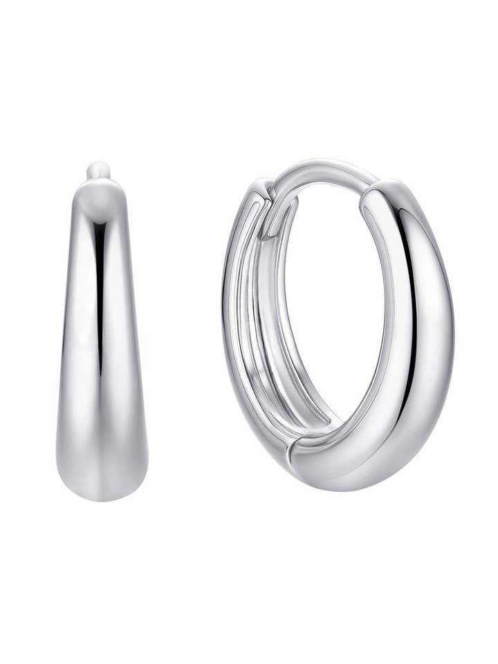 Island Glow Hoops in Sterling Silver for wholesale by Malakai the Label