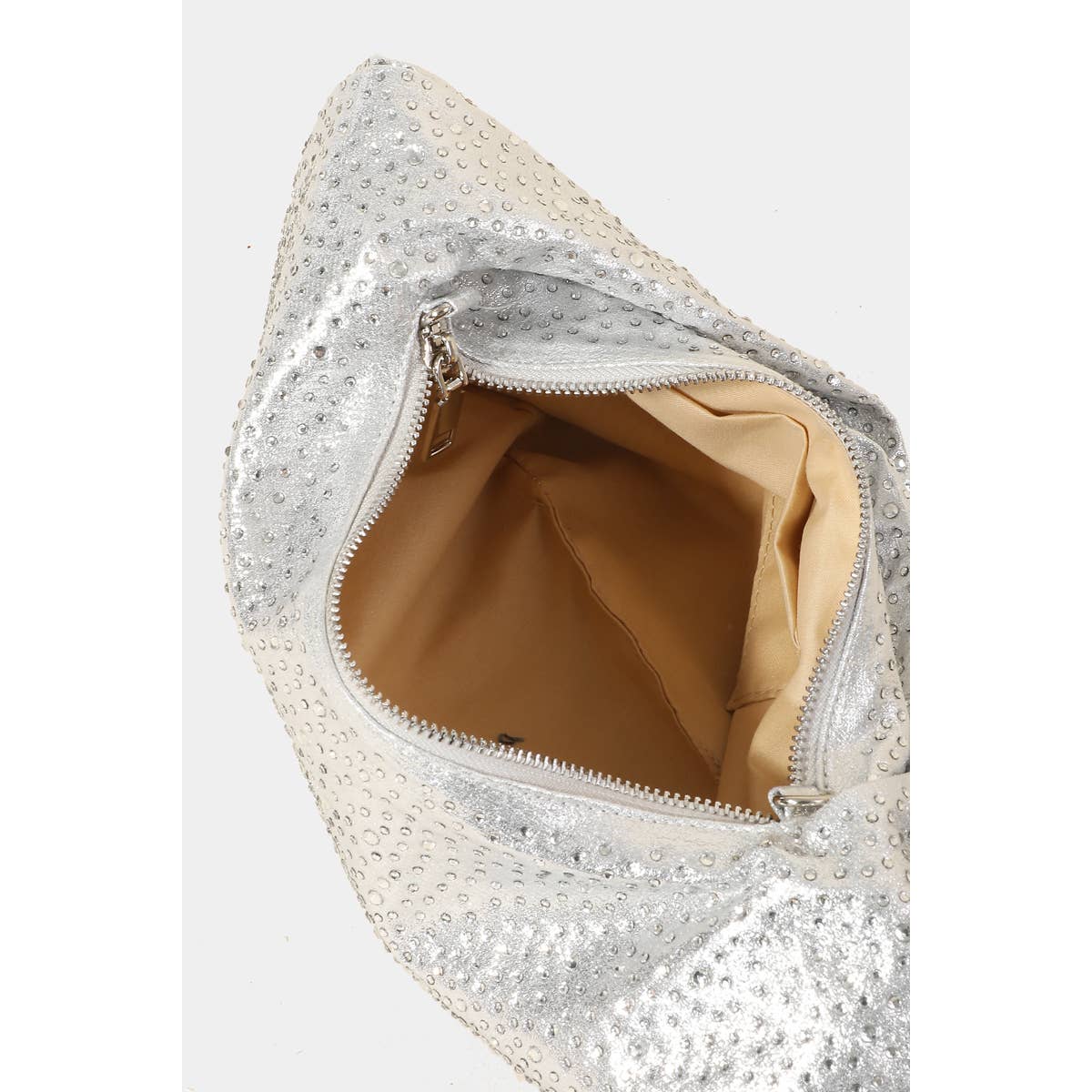 Collections by Fame Accessories - Wholesale Shoulder Bag - Women's - Rhinestone Studded Hobo Bag4