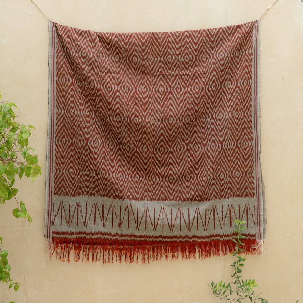Kayu&Co. - Wholesale Throw blanket - Terracotta Dawn Handloom Blanket1
